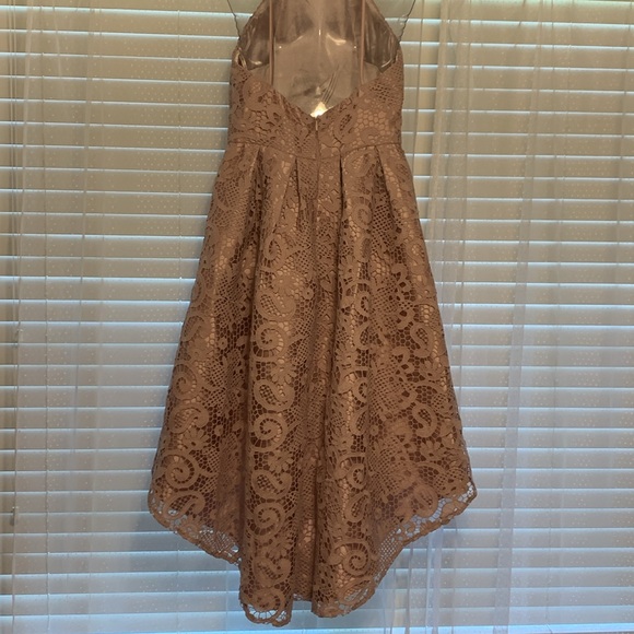 Chi Chi London Lace Dip Highlow Dress - Picture 8 of 12